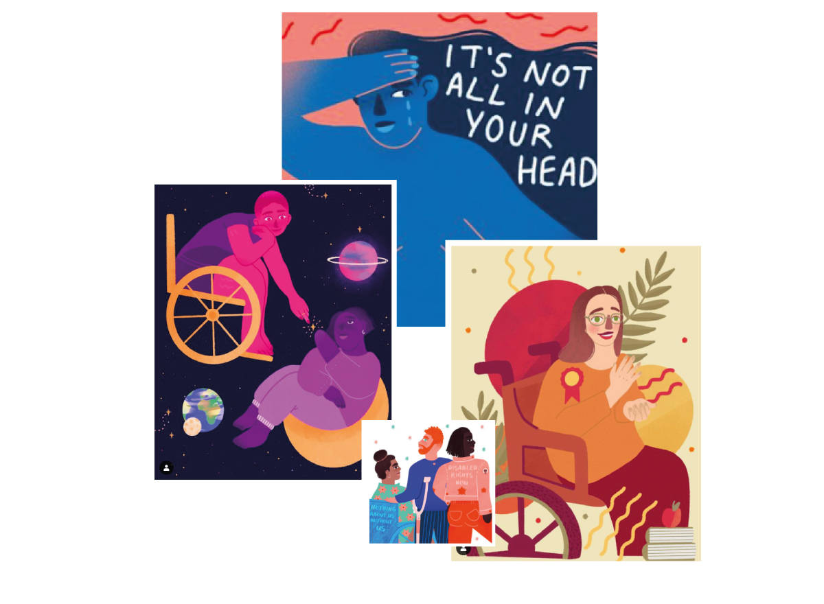 Collection of images showcasing Ananya Rao Middleton's art