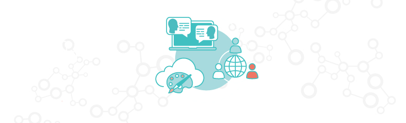 Remote working illustration banner